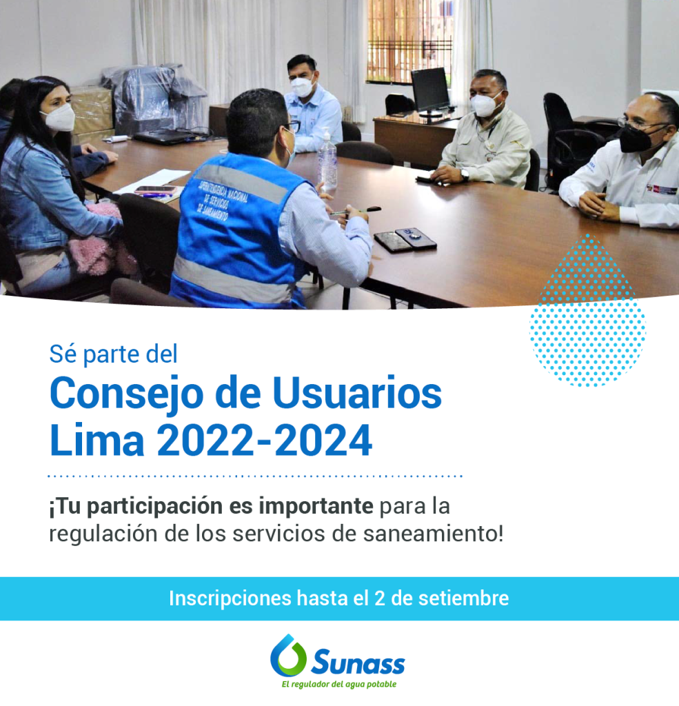 Proceso de elecciones del Consejo de Usuarios de las SUNASS, periodo 2022-2024